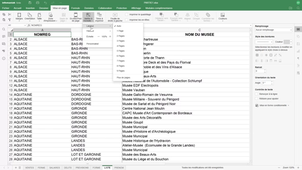 ONLYOFFICE TABLEUR LISTE
