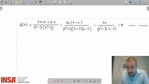 Correction de la décomposition en éléments simples de G(X)