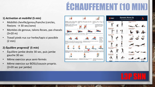 Préparation physique Niveau 3 08/12/2025 Cours n°5