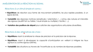 Préparation physique Niveau 2 - Cours du mercredi 19 mars 2025