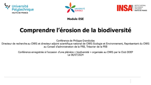 Philippe Grandcolas : comprendre l'érosion de la biodiversité