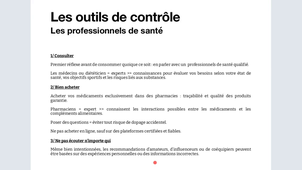 Nutrition Niveau 2 - Cours du mercredi 23 avril 2025 - Allégations, compléments et dopage