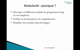 Cours INFORMATIQUE - LICENCE 1 - Vidéo 7 : les fonctions