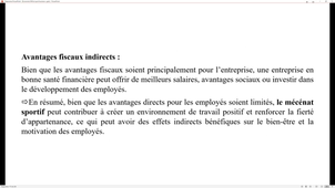 Cours du mercredi 12 mars 2025