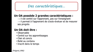 Comment formuler des Objectifs d'Apprentissage?