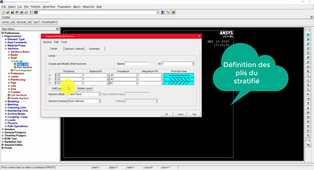 CAE tutorial sur la modélisation des composites sur ANSYS Mechanical