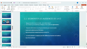 Cours du mardi 22 octobre 2024