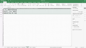 ONLYOFFICE TABLEUR FORME
