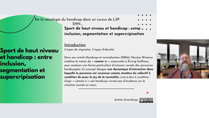 Sociologie du handicap - Cours du mardi 1 avril 2025 - Cours n°4