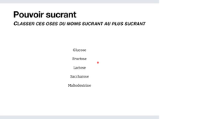 Nutrition niveau 1 - Les glucides 1/2