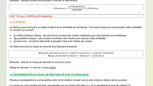 ETAPE 3 LE SEUIL DE RENTABILITE