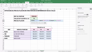 ONLYOFFICE TABLEUR INDEX PARFUMS