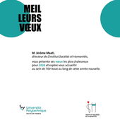 Carte de vœux 2026 de l'ISH