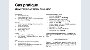 Nutrition niveau 2 - Les vitamines hydrosolubles
