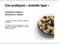 Nutrition niveau 2 - Les fibres 1/2