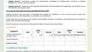 ETAPE2 L’INTEGRATION DES CHARGES INDIRECTES PARTIE 2