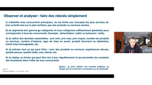 Business Plan Niveau 1 07/10/2025 Cours n°2