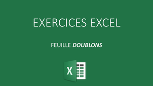 EXCEL DOUBLONS