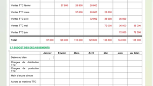 ETAPE 5 LE BUDGET DE TRESORERIE PARTIE 1