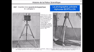 1ère conférence Histoire de la police scientifique partie 2/4